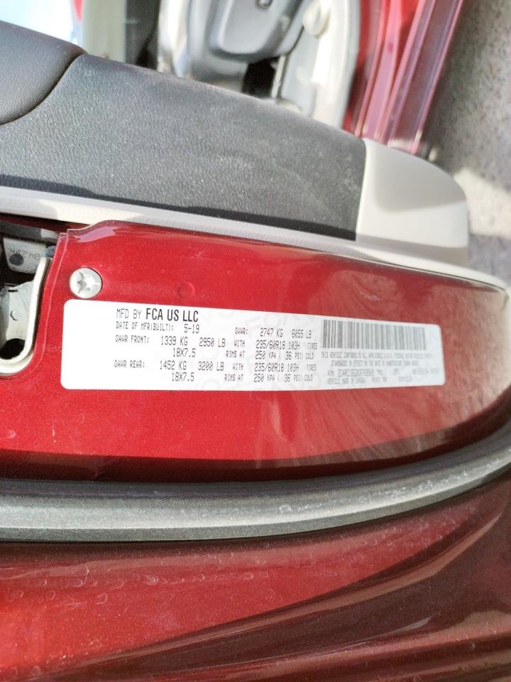 Photo 10 from auction – 2019 CHRYSLER PACIFICA T with VIN 2C4RC1BG2KR703509