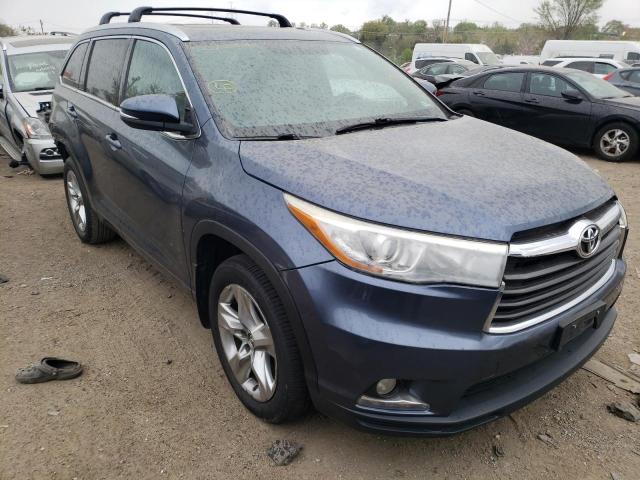 TOYOTA HIGHLANDER 2016 with VIN 5TDDKRFH9GS321488 - Photo from auction
