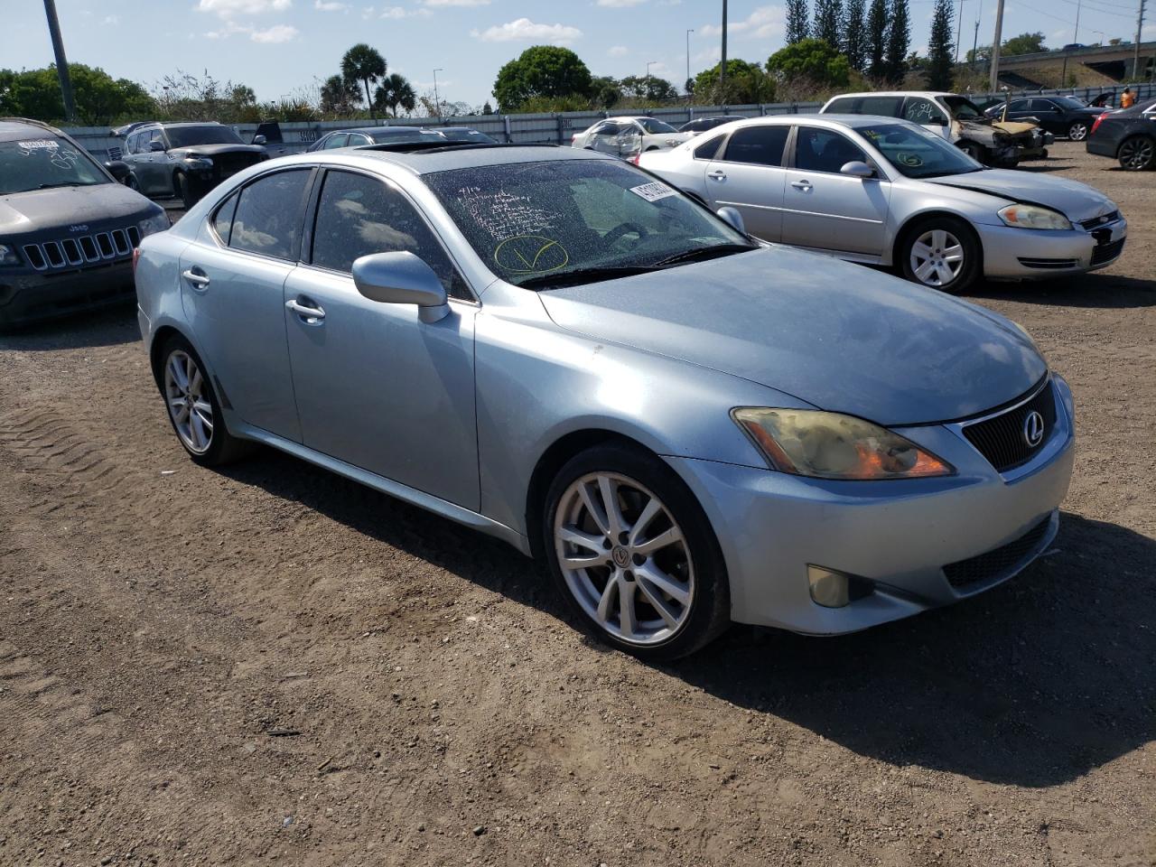 LEXUS IS 350 2006 with VIN JTHBE262162000583 - Photo from auction