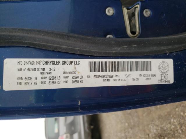 Photo 10 from auction – 2010 DODGE CALIBER SE with VIN 1B3CB2HA9AD576066