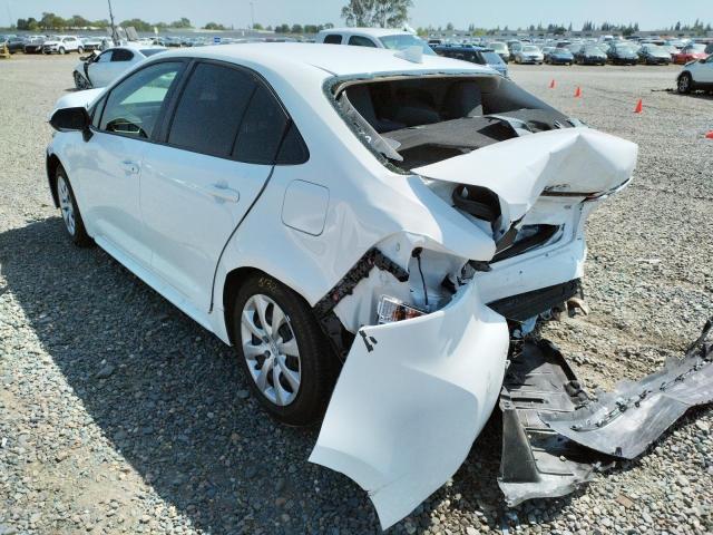 Photo 3 from auction – 2021 TOYOTA COROLLA LE with VIN JTDEPMAE9MJ176936