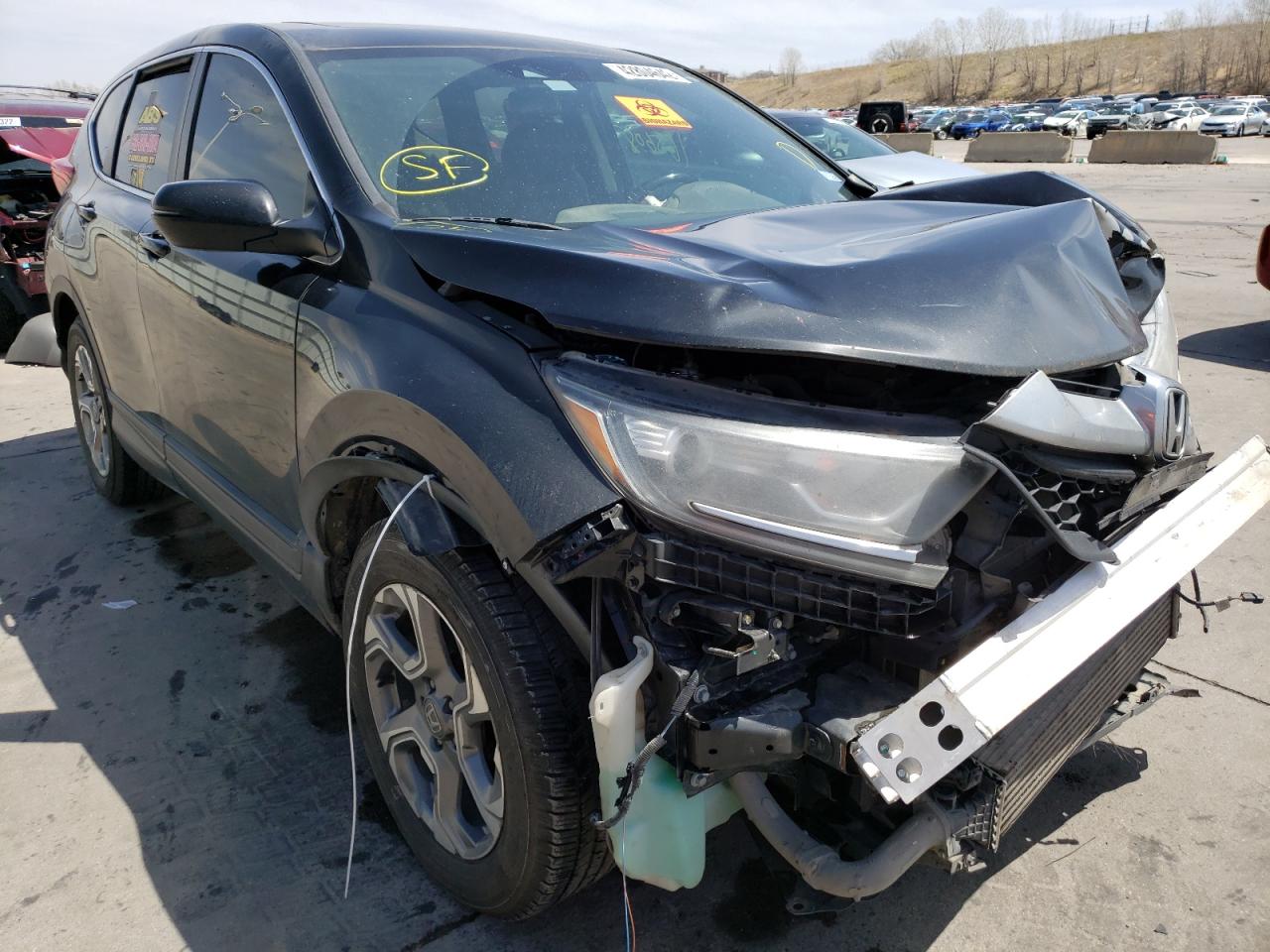 HONDA CR-V EXL 2017 with VIN 2HKRW2H83HH657272 - Photo from auction
