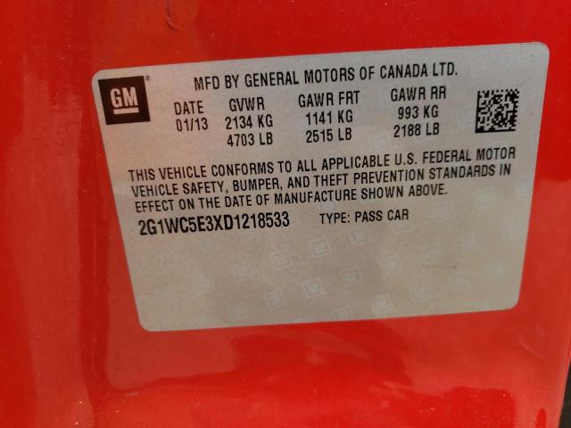 Photo 10 from auction – 2013 CHEVROLET IMPALA LTZ with VIN 2G1WC5E3XD1218533