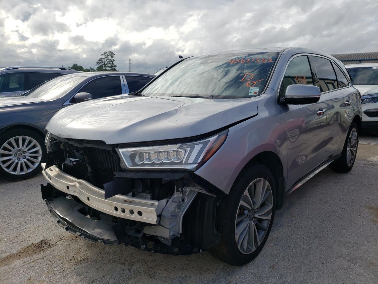Photo 2 from auction – 2017 ACURA MDX TECHNO with VIN 5FRYD3H51HB008791