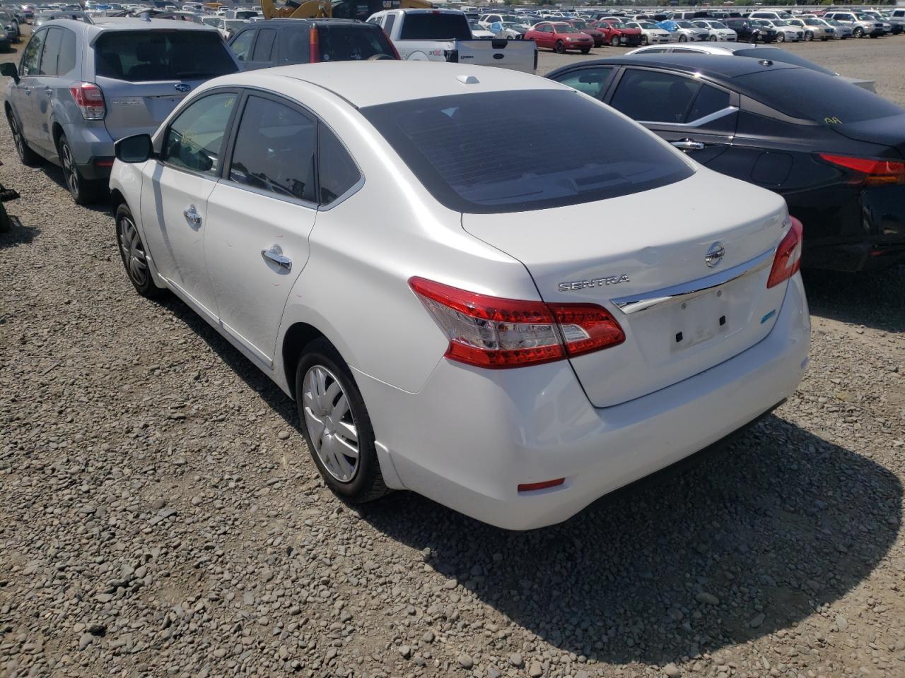 Photo 3 from auction – 2013 NISSAN SENTRA with VIN 3N1AB7AP4DL793883