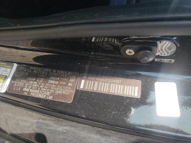 Photo 10 from auction – 2014 KIA FORTE EX with VIN KNAFX6A80E5224387