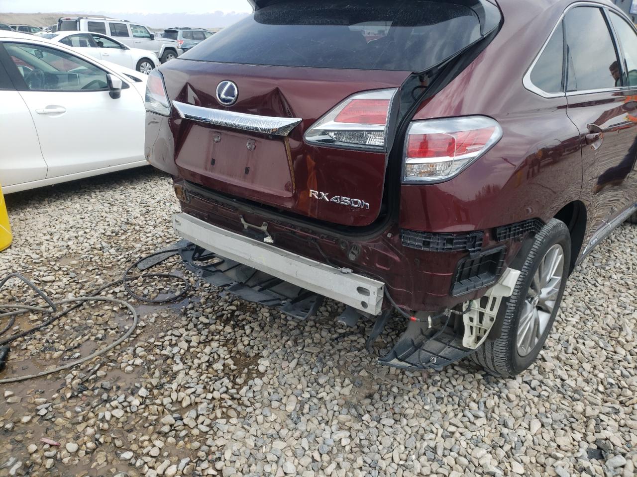 Photo 9 from auction – 2013 LEXUS RX 450 with VIN JTJBC1BA4D2438345