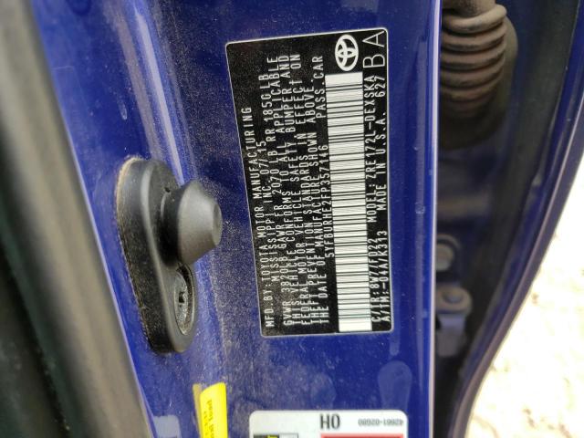 Photo 10 from auction – 2015 TOYOTA COROLLA L with VIN 5YFBURHE2FP357146
