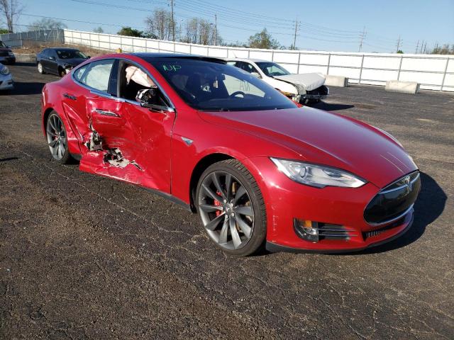 TESLA MODEL S 2014 with VIN 5YJSA1H18EFP58654 - Photo from auction