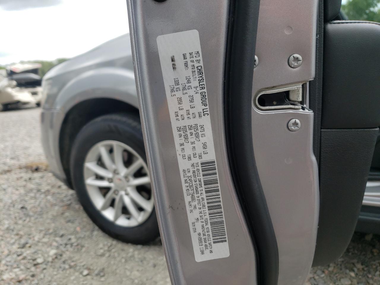 Photo 10 from auction – 2015 DODGE JOURNEY SX with VIN 3C4PDCBG7FT546661