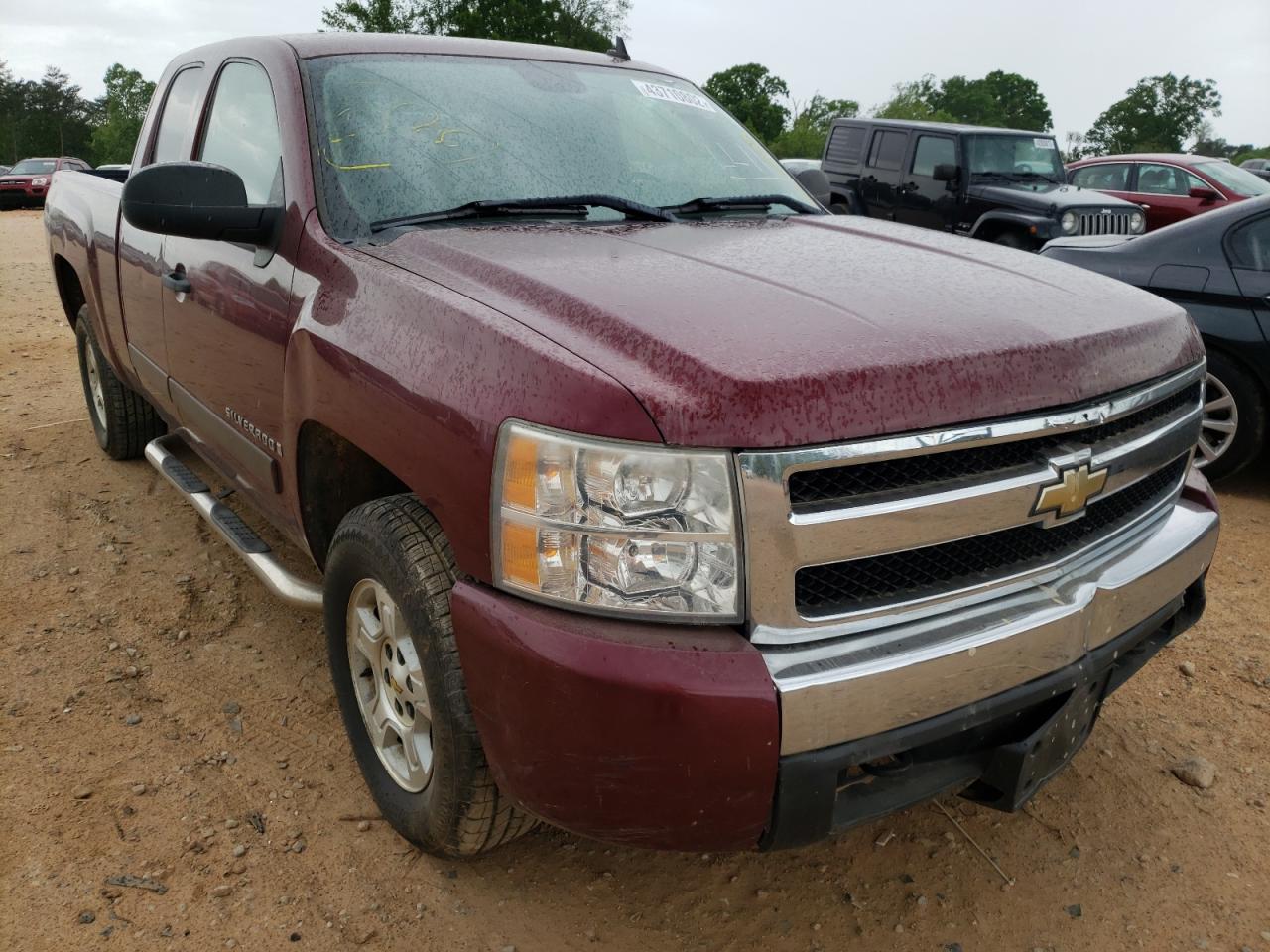 CHEVROLET SILVERADO 2008 with VIN 1GCEK19J18Z134332 - Photo from auction