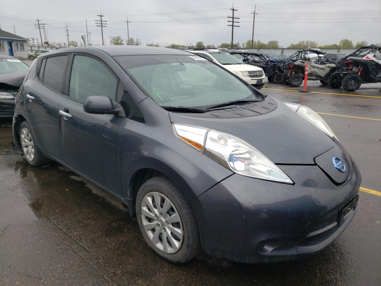 NISSAN LEAF S 2013 with VIN 1N4AZ0CP5DC406286 - Photo from auction