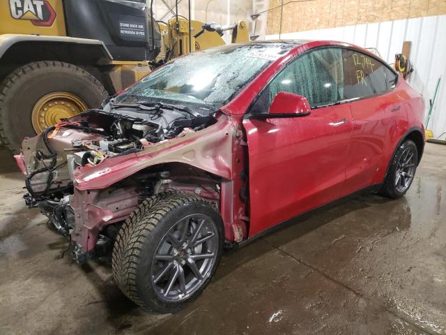 Photo 2 from auction – 2021 TESLA MODEL Y with VIN 5YJYGDEE4MF182349