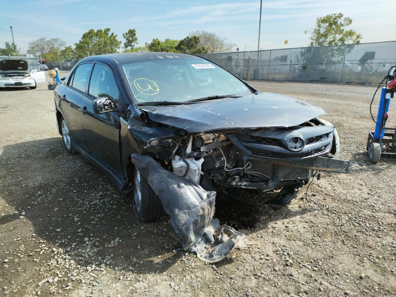 TOYOTA COROLLA BA 2012 with VIN 2T1BU4EEXCC825532 - Photo from auction