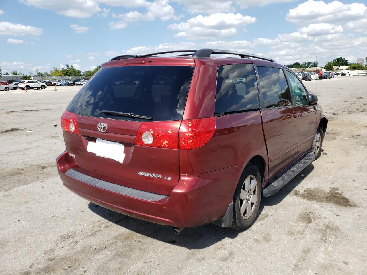 Photo 4 from auction – 2008 TOYOTA SIENNA CE with VIN 5TDZK23C08S210397