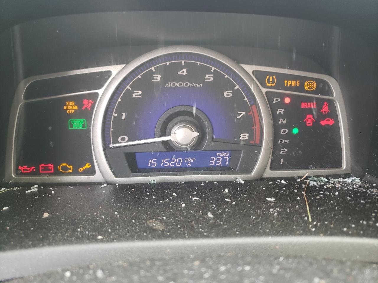 Photo 8 from auction – 2009 HONDA CIVIC EX with VIN 19XFA16889E000598