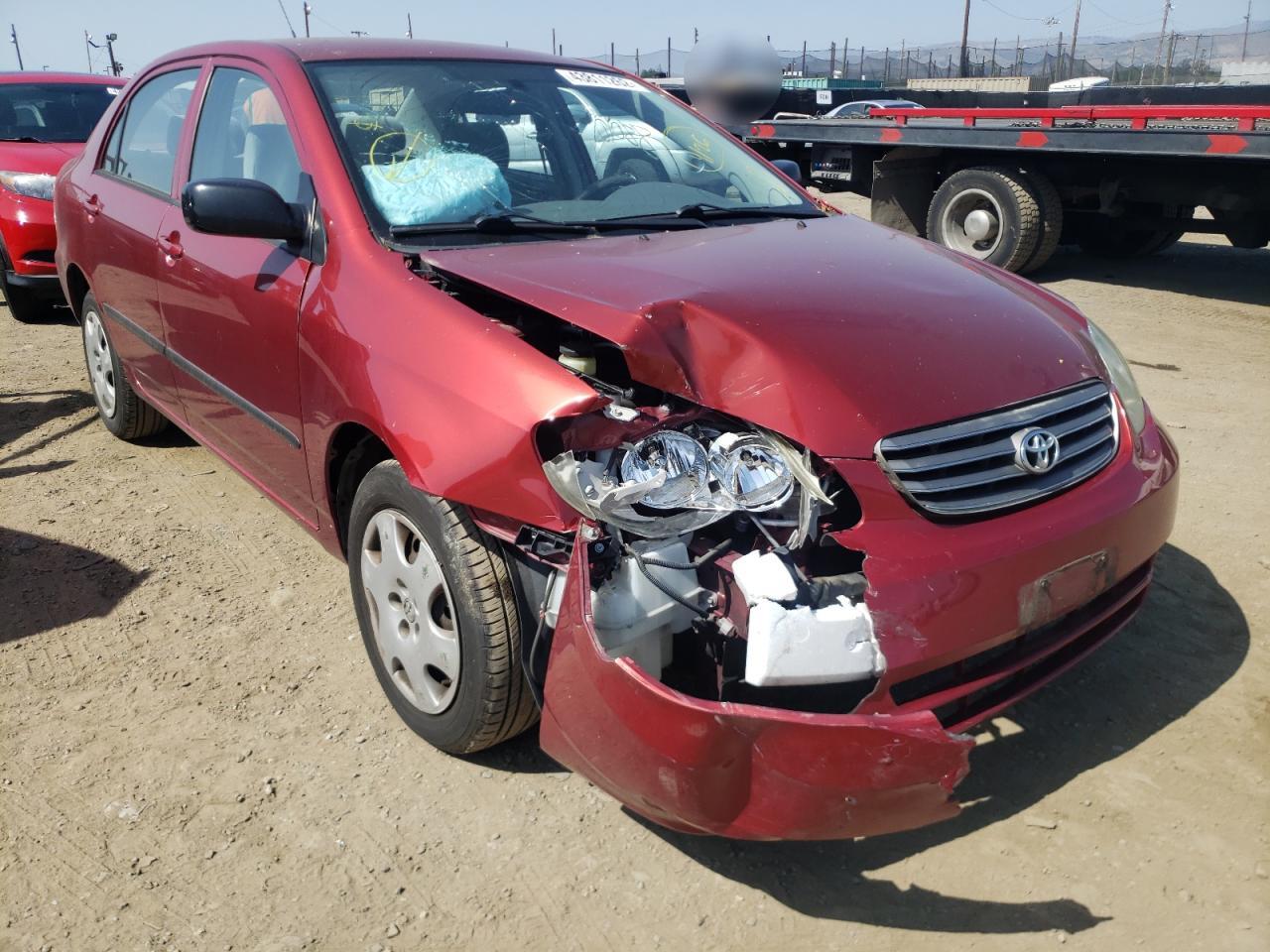 Photo 1 from auction – 2003 TOYOTA COROLLA CE with VIN 1NXBR32E53Z082907