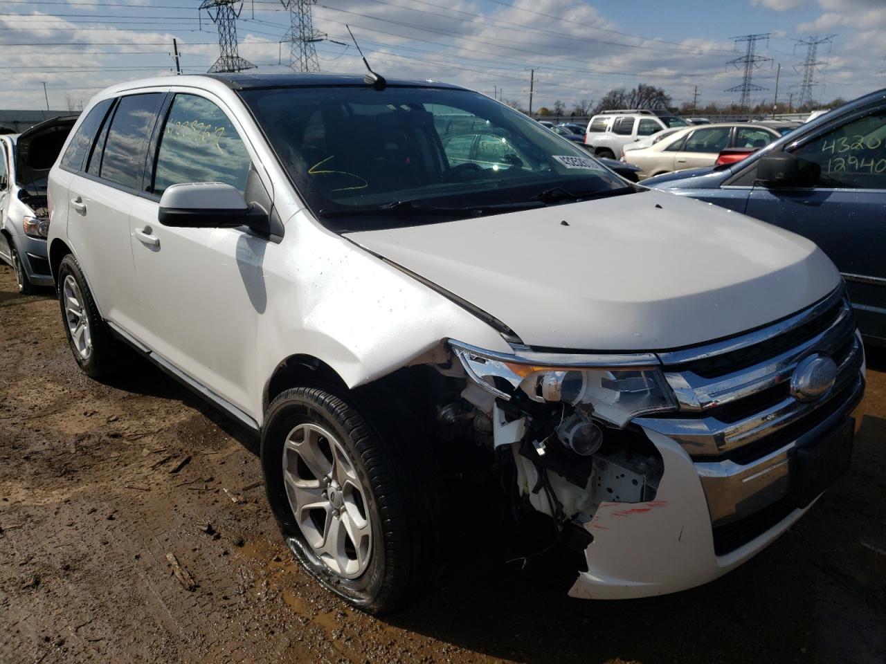 FORD EDGE SEL 2012 with VIN 2FMDK4JC3CBA78685 - Photo from auction