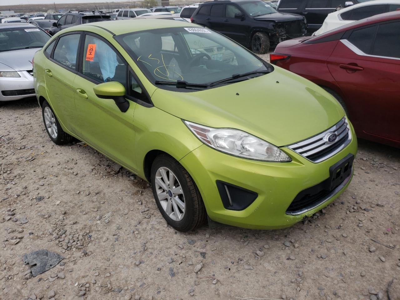 FORD FIESTA SE 2012 with VIN 3FADP4BJ1CM185242 - Photo from auction