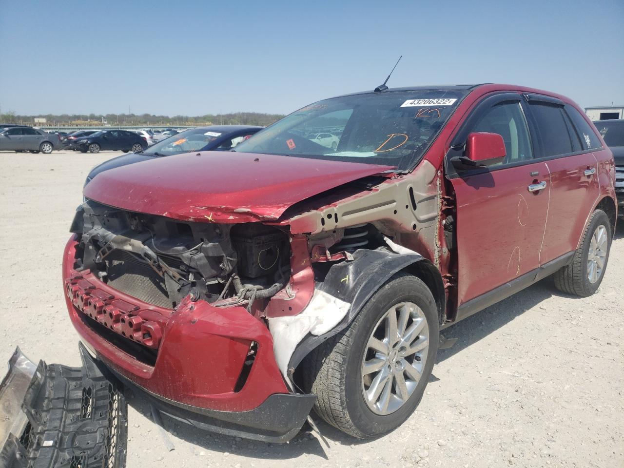 Photo 2 from auction – 2011 FORD EDGE SEL with VIN 2FMDK4JC6BBA85533