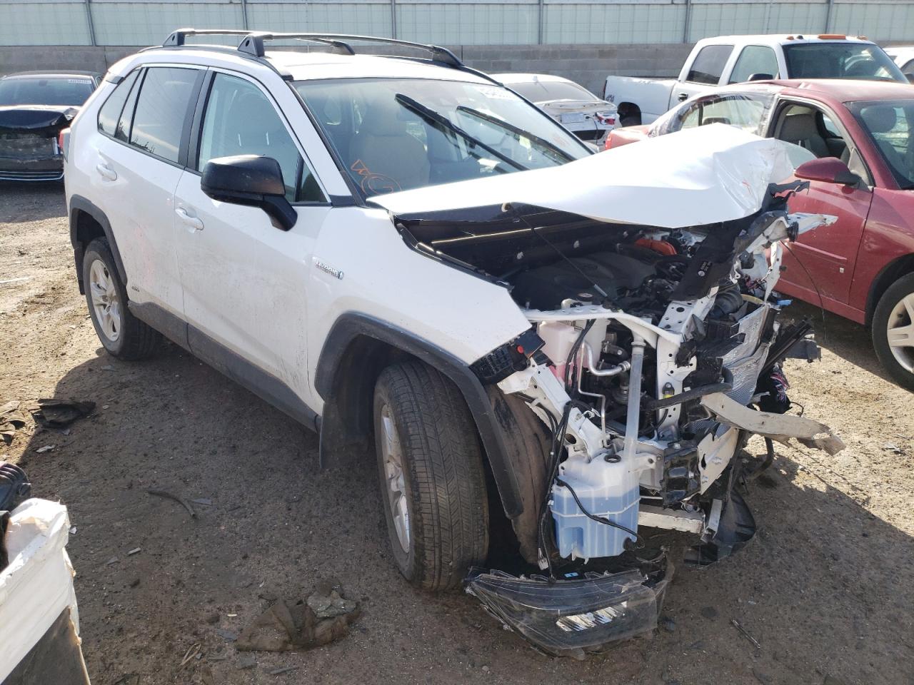 TOYOTA RAV4 LE 2021 with VIN 4T3LWRFV5MU034679 - Photo from auction