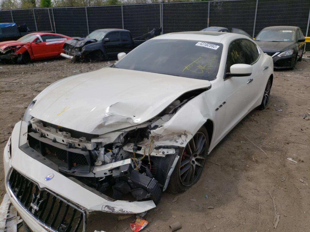 Photo 2 from auction – 2014 MASERATI GHIBLI S with VIN ZAM57RTAXE1085985