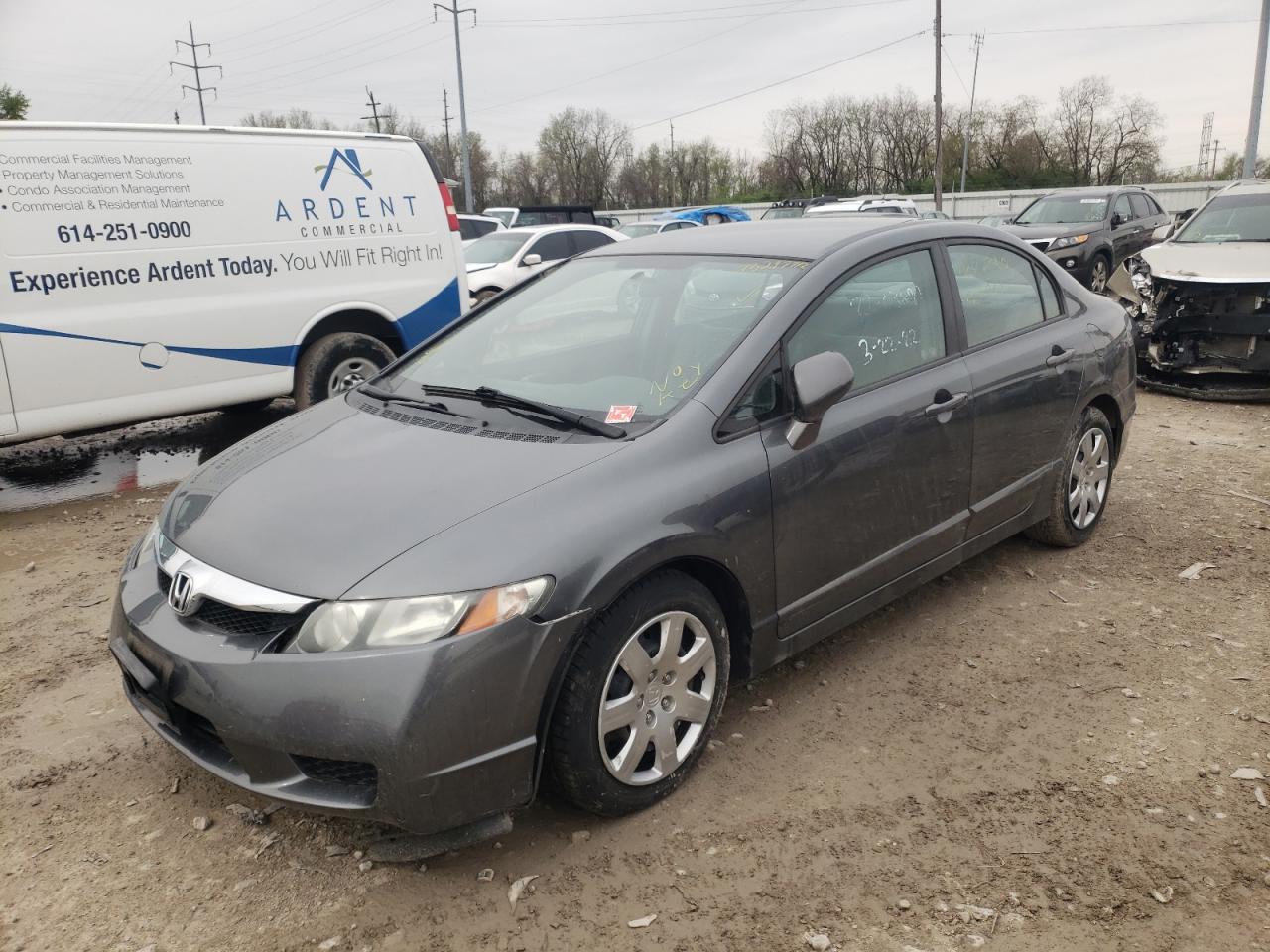 Photo 2 from auction – 2011 HONDA CIVIC LX with VIN 19XFA1F53BE000889