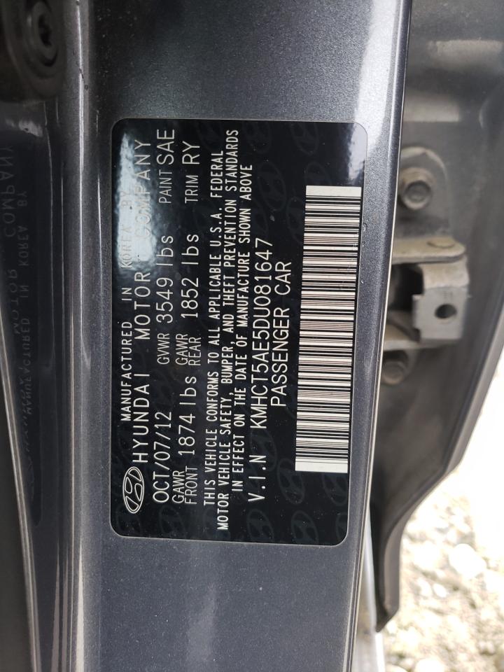 Photo 20 from auction – 2013 HYUNDAI ACCENT GLS with VIN KMHCT5AE5DU081647
