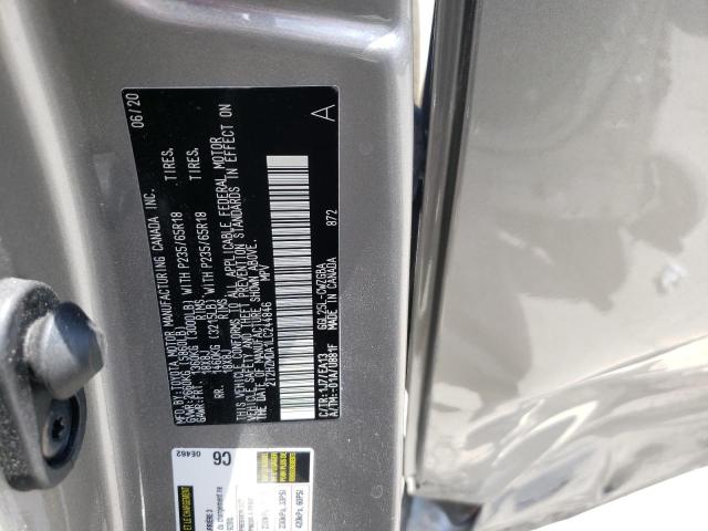 Photo 10 from auction – 2020 LEXUS RX 350 with VIN 2T2HZMDA1LC244846