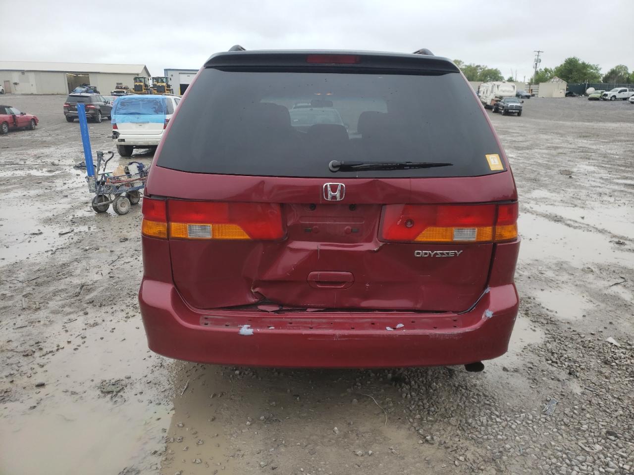 Photo 9 from auction – 2002 HONDA ODYSSEY EX with VIN 2HKRL18642H545346