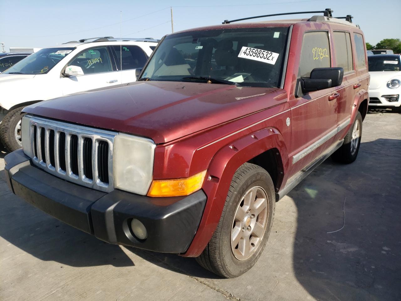 Photo 2 from auction – 2007 JEEP COMMANDER with VIN 1J8HG58PX7C671643