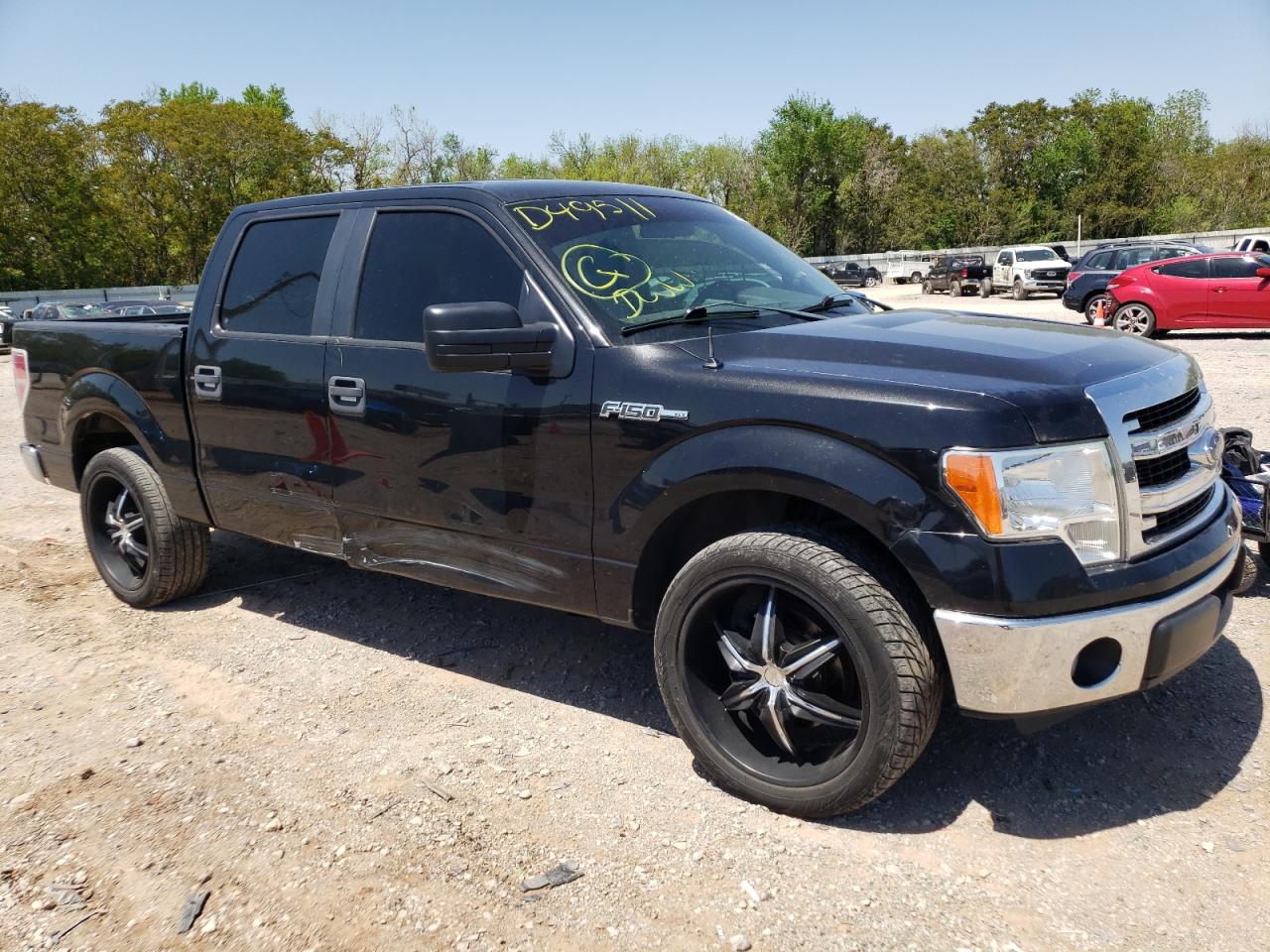 FORD F150 SUPER 2013 with VIN 1FTFW1CF1DFD49511 - Photo from auction