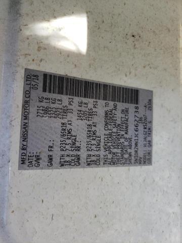 Photo 10 from auction – 2018 NISSAN PATHFINDER with VIN 5N1DR2MN1JC662738