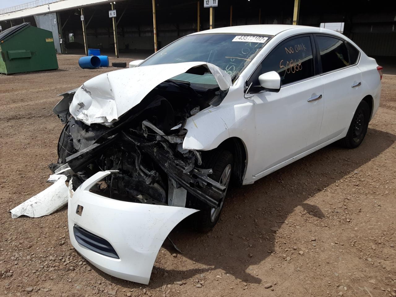 Photo 2 from auction – 2014 NISSAN SENTRA S with VIN 3N1AB7AP3EY341640