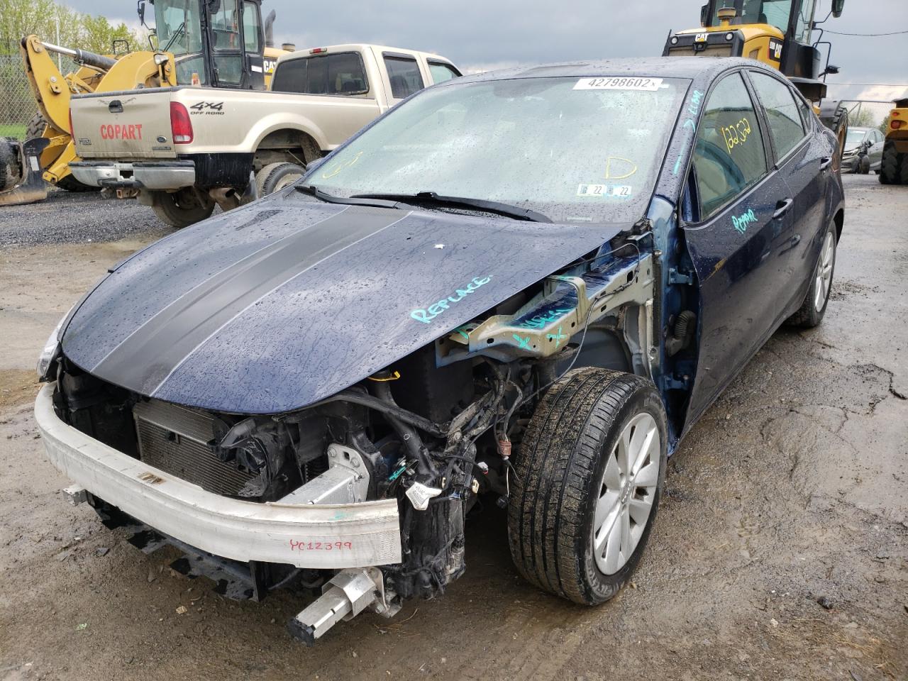 Photo 2 from auction – 2014 DODGE DART SXT with VIN 1C3CDFBB7ED669423