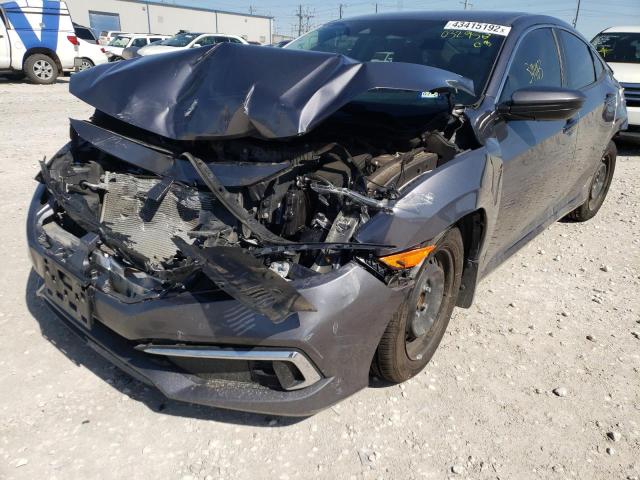 Photo 2 from auction – 2019 HONDA CIVIC LX with VIN 19XFC2F61KE032958