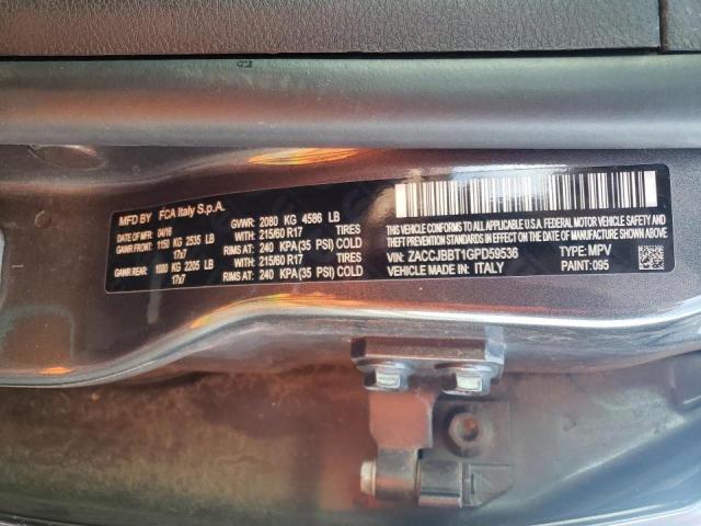 Photo 10 from auction – 2016 JEEP RENEGADE L with VIN ZACCJBBT1GPD59536