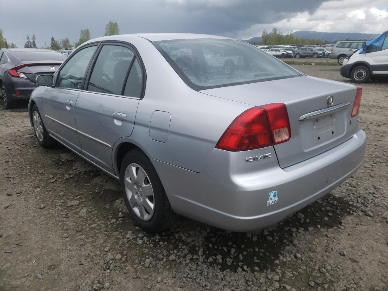 Photo 3 from auction – 2001 HONDA CIVIC EX with VIN 2HGES26751H506051