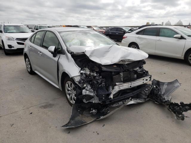 TOYOTA COROLLA LE 2021 with VIN JTDEPMAE9MJ125596 - Photo from auction