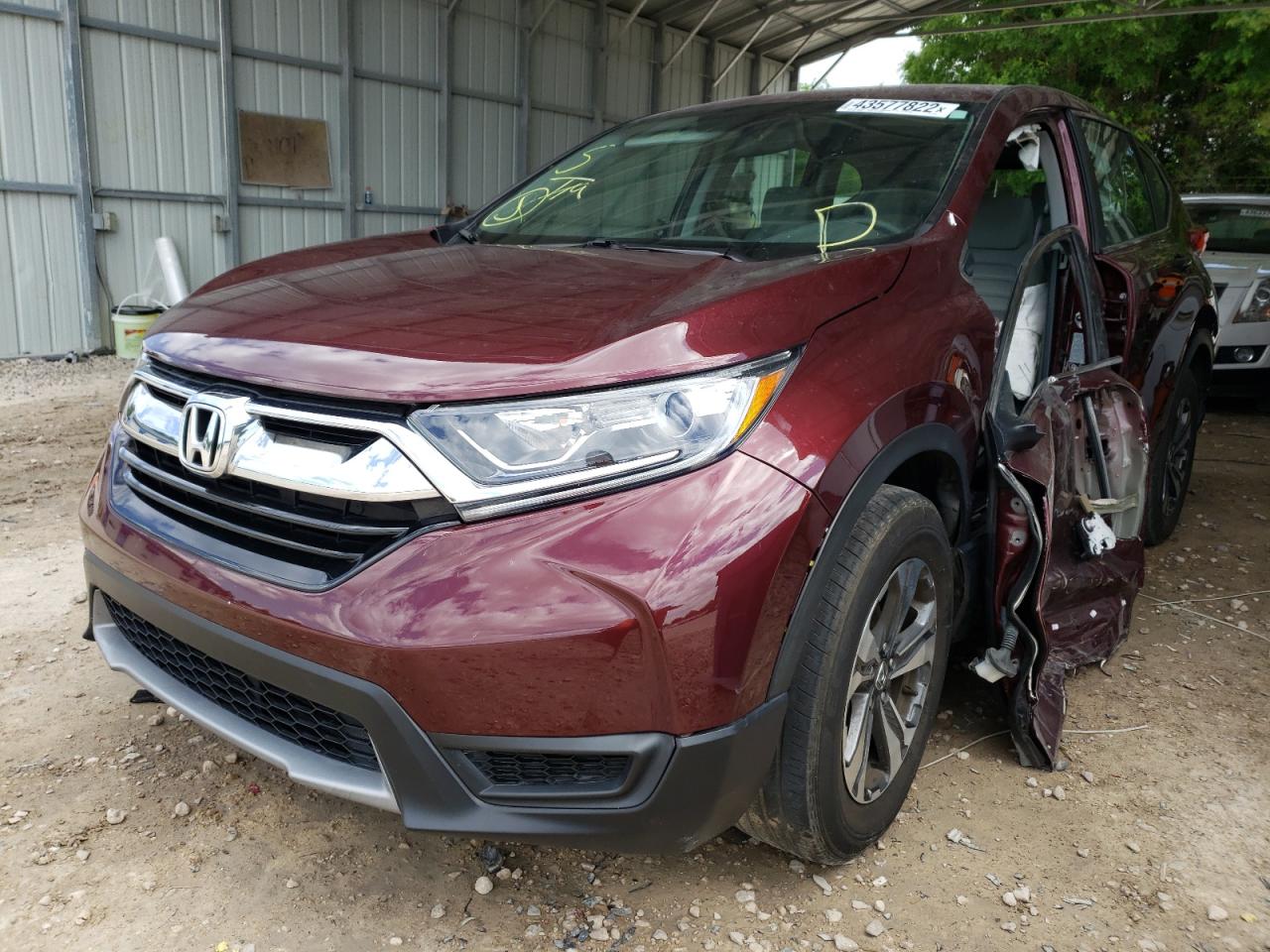 Photo 2 from auction – 2019 HONDA CR-V LX with VIN 2HKRW5H33KH407883