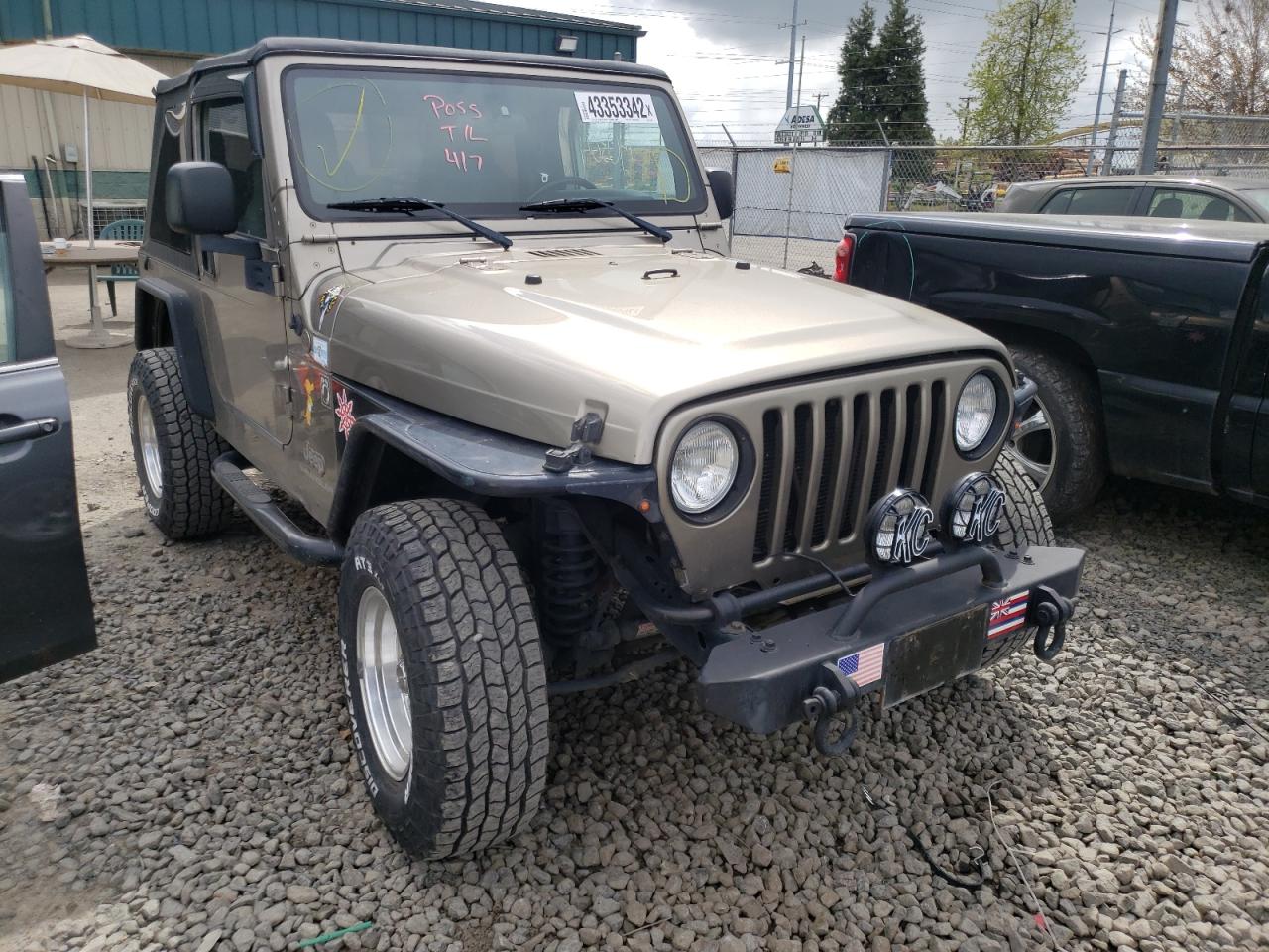 JEEP WRANGLER X 2004 with VIN 1J4FA39S04P762698 - Photo from auction