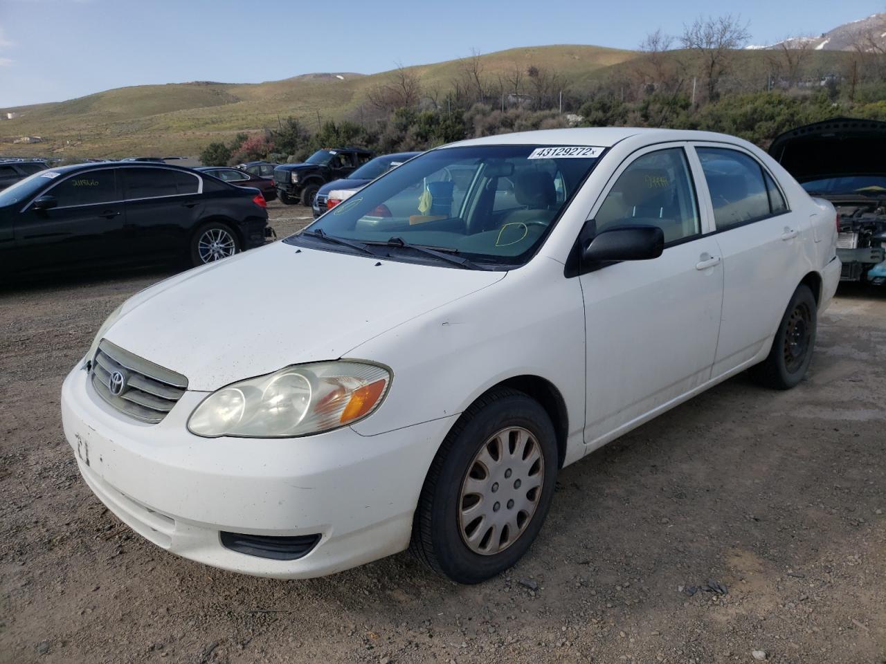 Photo 2 from auction – 2003 TOYOTA COROLLA CE with VIN JTDBR32E330002659