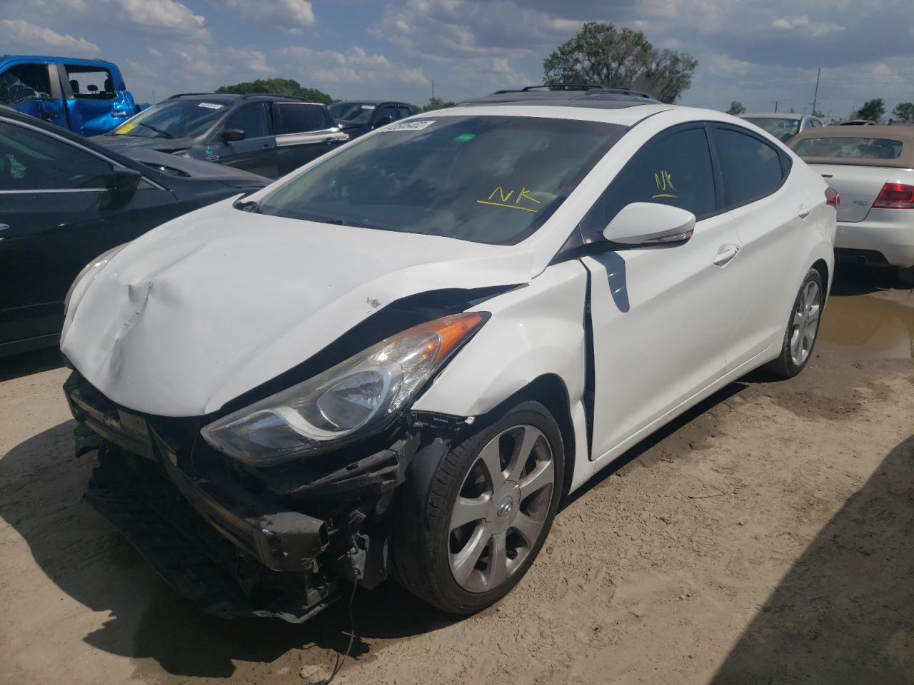Photo 2 from auction – 2012 HYUNDAI ELANTRA with VIN 5NPDH4AE1CH082615