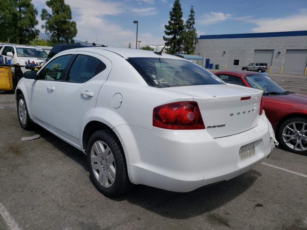 Photo 3 from auction – 2012 DODGE AVENGER SE with VIN 1C3CDZAB6CN247475