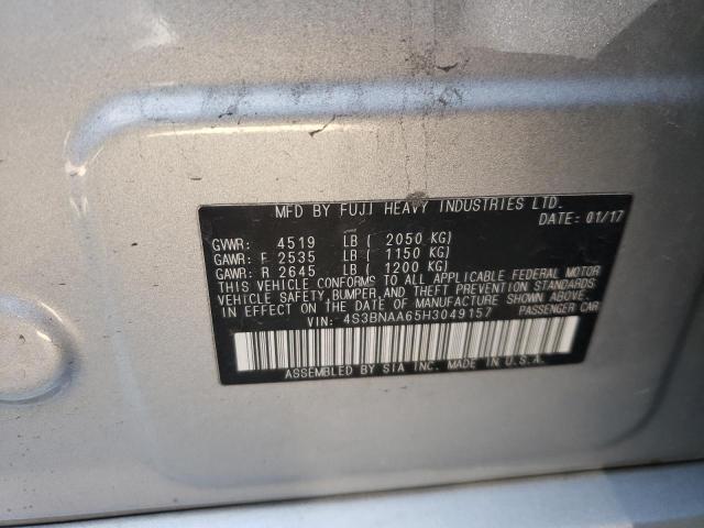 Photo 10 from auction – 2017 SUBARU LEGACY 2.5 with VIN 4S3BNAA65H3049157