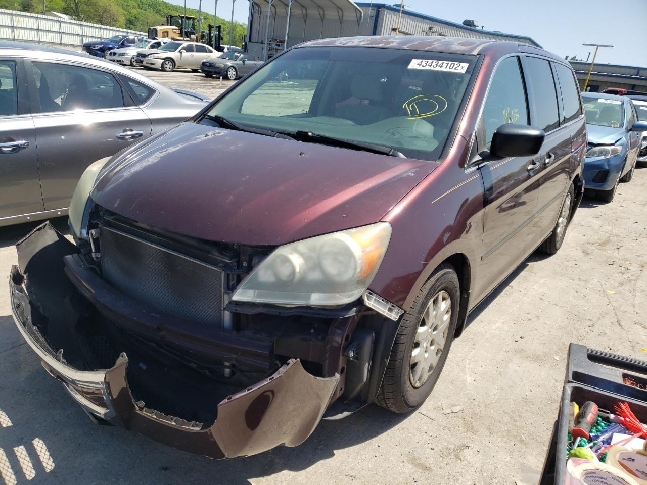 Photo 2 from auction – 2010 HONDA ODYSSEY LX with VIN 5FNRL3H2XAB073014