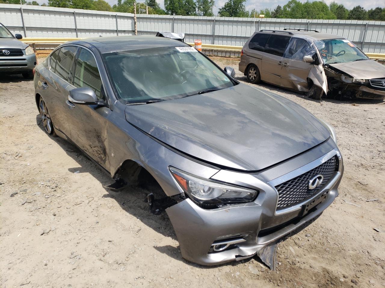 Photo 1 from auction – 2015 INFINITI Q50 BASE with VIN JN1BV7AR8FM421341