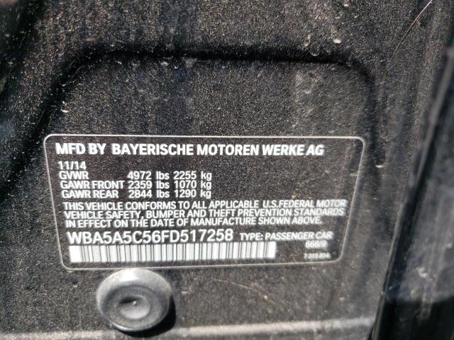 Photo 10 from auction – 2015 BMW 528 I with VIN WBA5A5C56FD517258