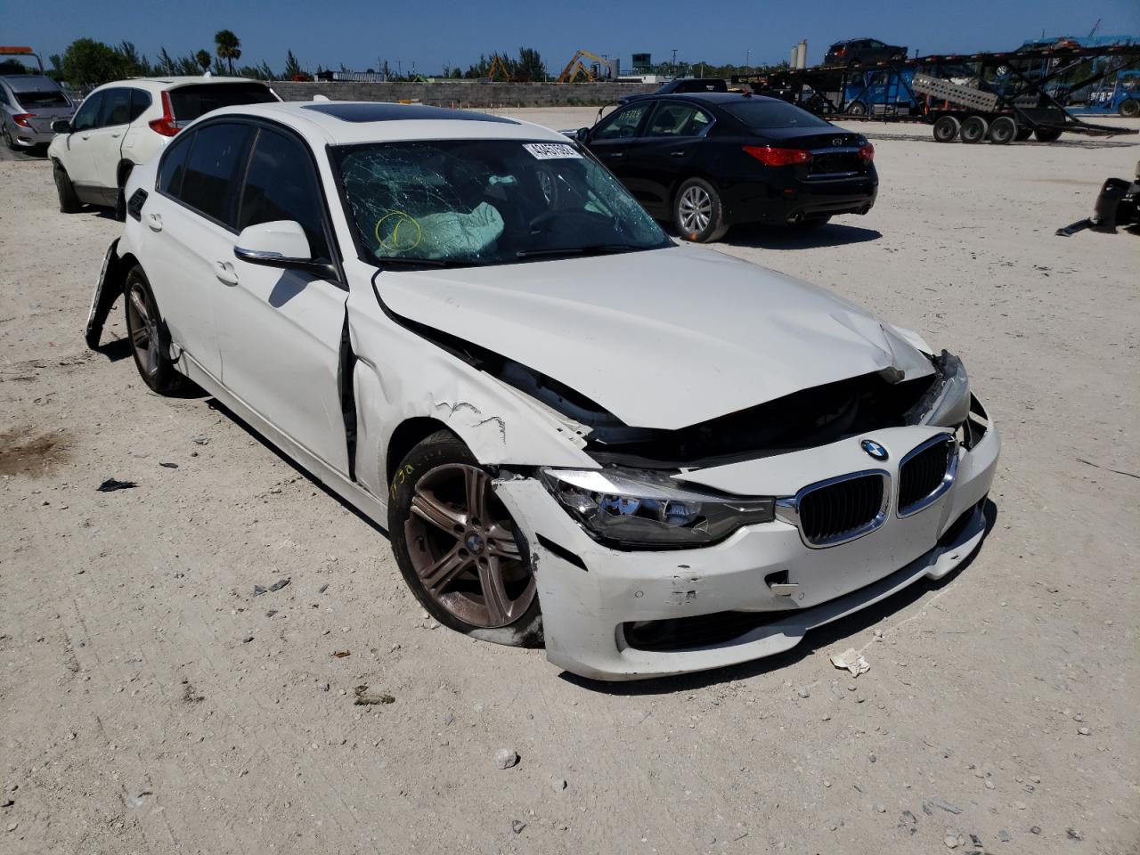 BMW 328 I 2014 with VIN WBA3A5G53ENP30159 - Photo from auction