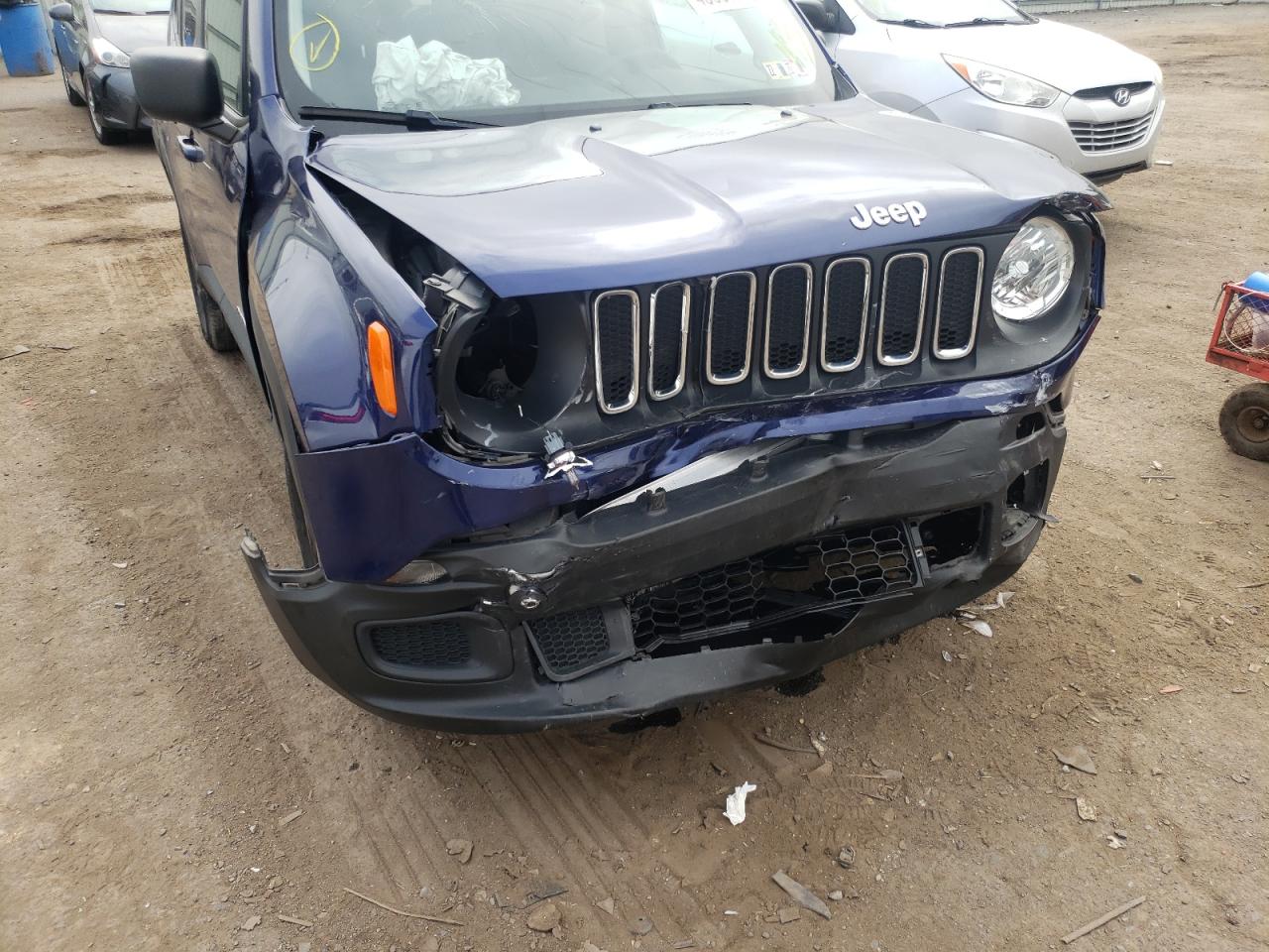 Photo 9 from auction – 2016 JEEP RENEGADE S with VIN ZACCJBAT4GPE02056
